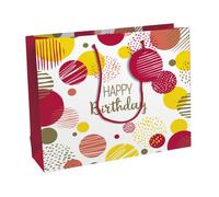 Sac de shopping en papier - CLAIREFONTAINE - Excellia HB - Motif en relief - 100% recyclable - Poignée solide