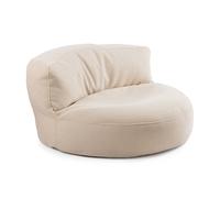 Sac de siège LUMALAND avec housse en tissu peluche Teddybag intérieur Beanbag...