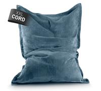 Sac de siège Lumaland Cord XXL 380 L coussin de siège géant Beanbag avec remp...