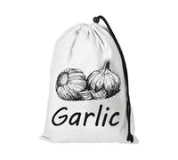 Sac de Stockage des oignons - Stockage des légumes en Toile, Sac réutilisable Durable, Grand récipient à Cordon de Serrage | Conservateur de Nourriture Lavable Facile à trasp, Un, riferimento