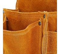 Sac de taille à outils, sac à outils pour le travail du bois, trousse à outils de rangement, avec quatre couches de peau de vache, pour la décoration intérieure/le travail du bois