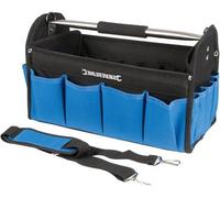 Sac de transport ouvert pour outils Noir Bleu 400 x 200 x 255 mm - Silverline - Acheter maintenant