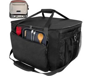 Sac de transport pour barbecue et four à pizza Ninja Woodfire, imperméable, résistant aux UV, tissu Oxford 600D, avec poches pour accessoires