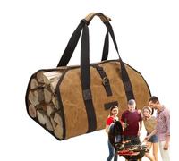 Sac de Transport pour Bois de Chauffage, poignées de Transport de bûches | Sac résistant à l'eau, Support de Rangement pour Bois de avec Grande capacité pour Le Camping et Le Shopping, 96 x