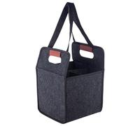 Sac de transport pour bouteille d'eau - Porte-bouteille de lait - Portable - Avec poignée - Sac fourre-tout pliable pour la livraison de nourriture, les courses en plein air, les plats à emporter, les