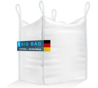 Sac de transport pour jardin (1 pièce) 1 000 kg | 90 x 90 x 90 cm | Résistant et recyclable | Idéal pour les chantiers, les jardins, le sable, les déchets et le bois