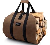 Sac de transport pour le jardin en bois, supports en bois, tiroirs en bois, sac en toile, 99 x 45,7 cm, imperméable, pliable, tiroirs en bois pour le bois.
