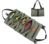 Sac de voyage vert avec fermeture à cordon, multifonctionnel, en toile