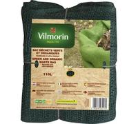 Sac déchet en jute - VILMORIN - 110 L - Vert - Matière naturelle et réutilisable