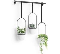 Sac décoratif suspendu pour plantes, blanc