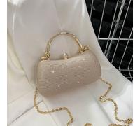 Sac D'embrayage De Boîte De Décoration En Paillettes Brillante, Sequin, Luxe, Mini Paillettes Brillantes En Strass Et Sac D'embrayage En Perles, Chaîne Métallique, Décoration En Cristal Pour Les Fêtes