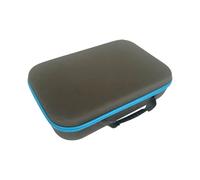 Sac d'outils en tissu Ox vide Organisateur de perceuse Fermeture éclair de transport Pochette de travail réutilisable Étui de protection pour l'extérieur, Bleu, Grand