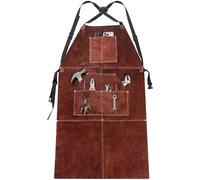 Sac en cuir de qualité, dimensions 105x60 cm, 5 poches, couleur marron
