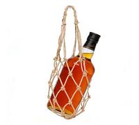 Sac en filet pour bouteilles de vin, sac en filet portable, porte-bouteille résistant avec poignées renforcées, plate-forme de transport de boissons avec design compact, transport de voyage leg