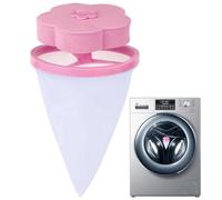 Sac en filet pour le nettoyage du filtre à cheveux - Épilateur de poils | d'animaux contre l'enroulement - Sac en filet intérieur pour machine à laver pour salle de bain - Filet de filtre à cheveux e