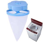 Sac en filet pour le nettoyage du filtre à poils - Épilateur de poils d'animaux contre l'enroulement - Filtre à cheveux conique pour machine à laver - Collecteur de peluches durable pour linge de