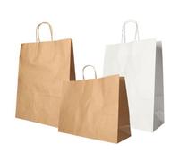 Sac en papier, 270 x 320 x 215 mm, brun