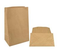 Sac en papier à fond plat, 295 x 190 x 120 mm