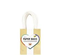 Sac en papier DORÉ SCINTILLANT, taille: L