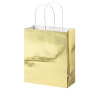 Sac en papier DORÉ SCINTILLANT, taille: L