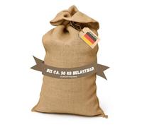 Sac en toile de jute 60 cm x 110 cm pour pommes de terre et céréales - Contenance 50 kg
