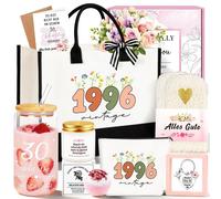 Sac en toile pour femmes, idéal pour un anniversaire, célébrant les 30 ans (année de naissance : 1996)