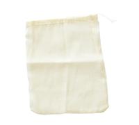 Sac filtrant à thé multifonctionnel, sac en coton chinois de qualité supérieure avec filtration efficace, cordon confortable, taille réglable pour ranger, arômes (10 x 15 cm)