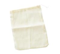 Sac filtrant à thé multifonctionnel, sac en coton chinois de qualité supérieure avec filtration efficace, cordon confortable, taille réglable pour ranger, arômes (20 x 25 cm)