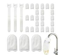Sac filtrant pour robinet - Nettoyant portable en fibres fines de coton | Avec couche de blocage des sédiments, un filtre de robinet pour la maison, la cuisine, la cuisson, l'eau potable