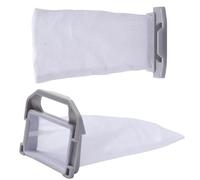 Sac filtre à cheveux, sac de filtre de nettoyage pour le linge, attrape-poils d'animaux 2 x réutilisables, outil de capture de linge en maille, accessoire de machine à laver, outil de capture pour