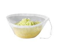 Sac Filtre à Noix - Réutilisable À Maille Fine Non Blanchie,Sac Passoire Pour Lait Et Jus,pour Fruits Légumes Garnitures Déshydratées Confiture Levage Sauces Cuisson