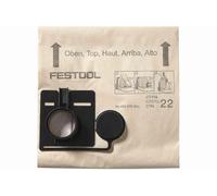 Sac filtre FIS-CT 33/5 FESTOOL - 5 pièces - 452971