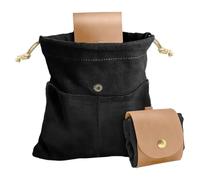 Sac fourrager | Sac à Outils Pliable avec Cordon de Serrage - Sac Portable de Chasse aux Champignons Bushcraft pour Les Voyages de Camping, Noir, riferimento Alla descrizione, Se référer à la