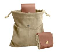 Sac fourrager | Sac à Outils Pliable avec Cordon de Serrage - Sac Portable de Chasse aux Champignons Bushcraft pour Les Voyages de Camping, Kaki, riferimento Alla descrizione, Se référer à la