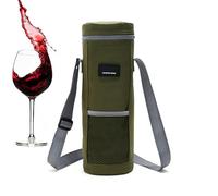 Sac fourre-tout à vin, sacs de protection de voyage pour bouteilles de vin | Porte-boisson fourre-tout à vin avec poignée sac à vin portable - Transporteur de vin, fourre-tout de camping pliable et ép