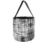 Sac Fourre-Tout Bonbons Géométrique Bleu-Gris Sac Fourre-Tout | Sacs De Bonbons Avec Poignée Sacs À Friandises Pour Décoration Halloween Fête Sacs Fourre Tout