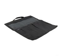 Sac fourre-tout de jardin multi-poches pour jardinage en plein air, organiseur léger avec fonction siège (noir)