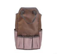 Sac fourre-tout de jardinage avec ensemble d'outils en acier inoxydable, organiseur de poche spacieux, poignées ergonomiques pour creuser, ratisser, cultiver un tissu élégant et vibrant (sac de