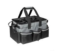 Sac fourre-tout robuste pour outils de jardin avec poignée et bandoulière