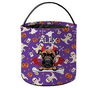 Sac Halloween Citrouille Chien Boxer Sacs De Bonbons Citrouille