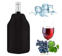 Sac Isotherme Bouteille, 15.5x22.5cm Rafraichisseur de Bouteille de Vin, Refroidisseur Bouteille de Tissu Imperméable Avec Gel Réfrigérant, Refroidisseur Vin Utilisé Pour Vin, Champagne, Bière