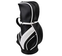 Sac isotherme pour bouteille de vin, pochette de rangement portable en polyuréthane avec design sûr pour les fêtes de plage, les golfeurs, les événements en plein air, noir/blanc, Refer to description