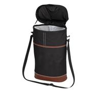 Sac isotherme pour bouteille de vin - Sac de transport isotherme | Étanche et réutilisable - Organiseur de rangement thermique double capacité - Rembourré - Portable - Pour , pique-nique, plage