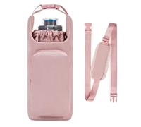 Sac isotherme pour bouteille rose multifonctionnel portable à modes multiples conception d'accès rapide matériau imperméable