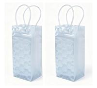 Sac isotherme pour bouteilles de vin, sacs isothermes pour vin (congelables), sac à glace pour vin (blanc)