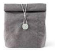 Sac lunchbag To Go Organic 4 l - Lékué - Gris - Tissu Gris G