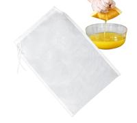 Sac passoire en - Pochette filtrante en fine, sac de filtre alimentaire réutilisable | Pochette de Filtration à cordon pour jus, noix, lait, thé, soupe, fruits, légumes, café, yaourt, th