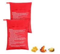 Sac Pomme de Terre,2 pièces sacs de cuisson express pour micro-ondes pour pommes de terre,Pochette pour Micro-ondes Pomme de Terre Poche,Lavable et Réutilisable,Sac de cuisson rapide et facile
