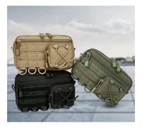 Sac portable tactique multifonctionnel, sac pratique à plusieurs poches, boîte de rangement pour outils, pochette de rangement EDC, convient pour la randonnée, les voyages, le camping, l'alpinisme et 