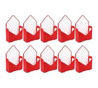 Sac porte-bouquet San | Lot de 10 sacs pour emballage, enveloppe florale imperméable pliable San,pour fleuriste, fête des mères, mariage